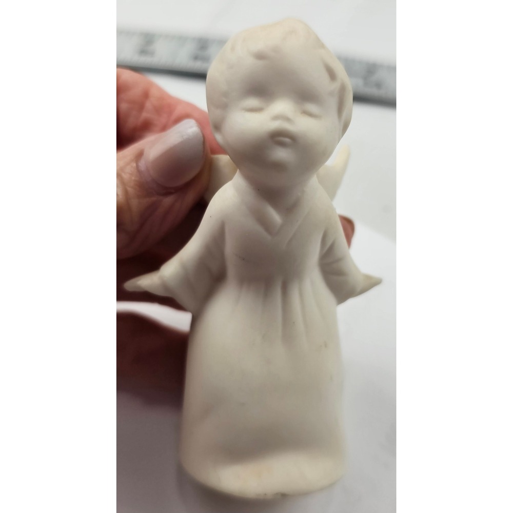 Vintage Schmid Bros‎ Kissing Angel Figurine Japan Christmas Decor Replacement